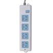 Lengon XD-T104 power outlet plug-in board plug-in drag line board anti-shock large spacing with children&39s protection door four jacks 18 m