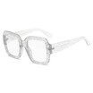 SHAUNA Oversize Pearl Effect Mixed Colors Shining Frame Women Square Sunglasses Fashion Men Gradient Lens Shades UV400
