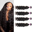 Glary Good 8A Malaysian Virgin Hair Water Wave 4Pcs Wet&Wavy Human Hair Weave Cheap Virgin Malaysian Curly Hair Bundle Deals