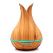 KBAYBO 400ml Air Humidifier Essential Oil Diffuser wood grain Aromatherapy diffusers Aroma Mist Maker 24v led light for Home