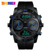 SKMEI 1355 New For Men Watch with Double Scoreboard 3 Countdown Time 50 m Waterproof Watch Relogio Masculino Outdoor Sports Watch