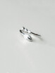 ONICE 925 Sterling Silver Rings Features Leaf Star Design WQJ028