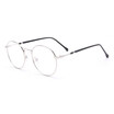 SHAUNA Ultra Light Women Round Metal Glasses Frame Fashion Men Clear Lens Blue Rays Protection Frames