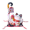 Fuyuan cat wealthy&more lucky cats Mid-Autumn Festival gift shop opening gift home piggy bank housewarming gifts living room TV cabinet decoration FY86837