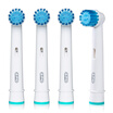 Braun Oralb B Electric Toothbrush Head 4-Pack Soft&Sensitive Model for Adult 2D3D EB17-4