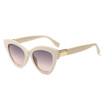 SHAUNA Fashion Nail Decoration Women Cat Eye Sunglasses Retro Men Gradient Lens Glasses UV400