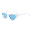 SHAUNA Popular Women Cat Eye Sunglasses Fashion Ladies Red Frame TintedClear Lens Shades UV400