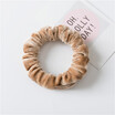 New Fashion Luxury Soft Feel Velvet Hair Scrunchie Ponytail Donut Grip Loop Holder Stretchy Hair band for women