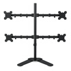 Zhiercheng ML6884 Four-screen monitor bracket 4 screen computer bracket splicing multi-screen viewing LCD computer bracket desktop desktop bracket pedestal directly on the desktop