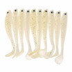 A FISH LURE Soft Fishing Lures T Tail Simulation Baits 10pcs silicone material soft flexible&environment friendly Lifelike