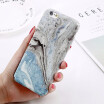 Abstract Marble Stone Image Phone Case For iPhone 6 6s 7 8Plus Flower Leaf Back Cover Hard PC Cases