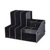 Jinlongxing Glosen wooden file box file tray file file triple multi-divided desktop office pen holder combination DIY file storage box D2063 black