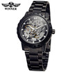 Winner skeleton mechanical watch w206