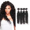 Ishow 7A Brazilian Deep Wave Virgin Hair 4 Bundles Cheap 100 Human Hair 8-28 Brazilian Virgin Hair Free Shipping