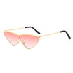 SHAUNA Fashion Candy Color Women Sunglasses CatEye retro Ladies Shades Red Tinted Lens UV400