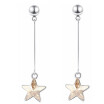 Long Drop Earrings Jewelry For Women Crystal from Swa Star Dangle Earring Fashion Accessories 28920