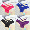 Hot Fashion Women Sexy Lace Transparent Low Waist Hollow Underwear Girl Thongs Lady Briefs
