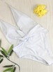 2018 Women V-Neck Bow Solid Bathing Suit One Piece Swimsuit