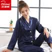 Arctic velvet pajamas womens spinning home service youth Korean long-sleeved pajamas women pajamas temperament ladies home service suit white XL