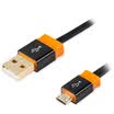 PowerSync USB2-KFMIB180 USB20 to Micro B mobile phone data charging cable