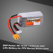 ZOP Power 4S 148V 1500mAh 60C High Rate XT60 Plug LiPo Battery for QAV210 250 FPV Racing Quadcopter RC Car Boat