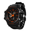 SKMEI Sports Watch For Men Digital LED Outdoor Waterproof Watch with Dual Signage Display in Military Style High-end brand luxury watch 0990