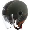 MT HELMETS 201A motorcycle double lens retro lightweight half helmet men&women half-covered personality cool Harley helmet four seasons universal ink green gold street L code