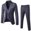 AOWOFS high quality business casual suit three-piece groom groomsmen wedding suit suit XY05