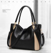 set famous brand shoulder bag handbag pu leather patchwork women handbag high quality messenger bag for women