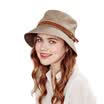 Carmen KENMONT km-3331 female spring sun sun hat Korean tide fashion wild big along the sun hat khaki