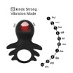 powerful vibrating penis ring waterproof rechargeable vibrator with 10 speed vibrations clitoris vibrator silicone vibes stimula