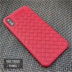 Lieve Ventilation Dissipate Heat Phone Cases for IPhone8 plus Super Soft Silicone Luxury Grid Weaving Cases For iphone X 6 7 8