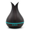 KBAYBO 400ml Air Humidifier Essential Oil Diffuser wood grain Aromatherapy diffusers Aroma Mist Maker 24v led light for Home
