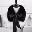 2018 the new hot selling fox fur collar the natural fox fur collar the real fur collar child the winter fur scarf ribbon
