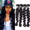 Unprocessed 7A Malaysian Virgin Hair 4 Bundles Loose Wave Hair Nice Loose Wave Bundles Double Weft Excellent Quality