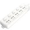 Korean electric KEG new national standard socket plug-in patch panel wiring board home security tow board HD-ZS-05K5-A 5 plug-in full length 2 m independent switch 10A2500W
