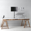 Zhiercheng MD6821 heightening display bracket 80CM height display heightening up&down screen computer desktop bracket 80CM height 17-27 inches