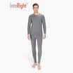 INTERIGHT Mens Elastic Round Neck Printed Underwear on Green XXL