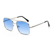 SHAUNA Spring Hinge Fashion Women Square Sunglasses Retro Men Blue Pink Gradient Glasses UV400