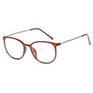SHAUNA Super Light Weight Cross Decoration Women Glasses Frame Candy Colors Classic Comfortable Men Clear Lens Glasses