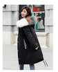 The 2018 new thick fashion color fox big fur collar han edition looks thin in the long style jacket big size down jacket female