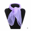 Vintage Square Sheer 50s Fancy Wrap Neck Tie Super Light Chiffon Neck Scarf Gift