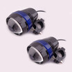 2PCS LED Motorcycle 30W 12V U3 Headlight Spotlight Driving Light head angel lamp motor auxiliary lamp DRL motorbike fog lamp