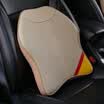 Nine hundred WY-1822B car headrest leather head pillow pillow memory cotton cushion car waist pad summer waist back pad waist pad breathable car neck seasons beige