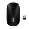 AJAZZ I18 24G Wireless Mouse Monarch Black Cute Slim Portable Home Office Games Boys&Girls Apple Mac Laptop Mini Mute