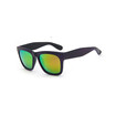 SHAUNA New trend sunglasses men colorful reflective wood grain Frame women fashion wild box