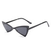 SHAUNA Metal Frame Women Cat Eye Sunglasses Fashion Men Triangle Clear Red Lens Glasses UV400