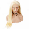 HCDIVA 134 Lace Front Wigs 613 Brazilian Straight Hair Remy Golden Blonde Hair 10-24" Inch 130 Density Color Hair Free Shipping