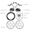 Rotor de freno de bicicleta Rotor de freno de bicicleta MTB Izquierda Derecha Kit de freno Palanca de freno de mano Cambiador Desviador Cable Cambio Juego de cables interno freno D