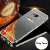 For Samsung Note 8 S8 S9 Mirror Plating Aluminum Bumper Acrylic PC Case For Samsung Galaxy S8 S9 Plus Luxury Back Cover Coque